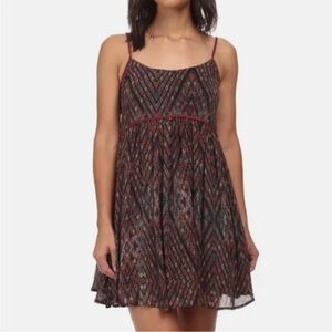 Free People Periscopes in the Sky Baby Doll Dress Sz XS